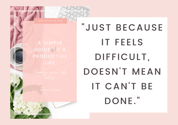 Just because it feels difficult, doesn't mean it can't be done